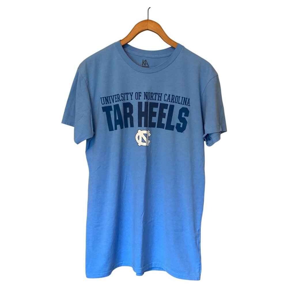 North Carolina Tar Heels Blue S/S T-Shirt Men's Size L UNC NCAA Knights Apparel
